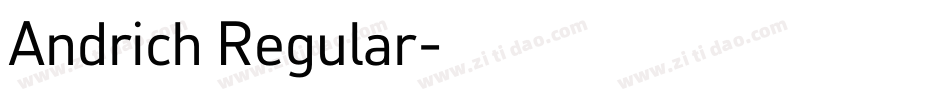 Andrich Regular字体转换
